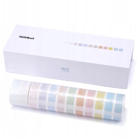Autocollants thermiques NIIMBOT 12 pièces COLORÉS 1230