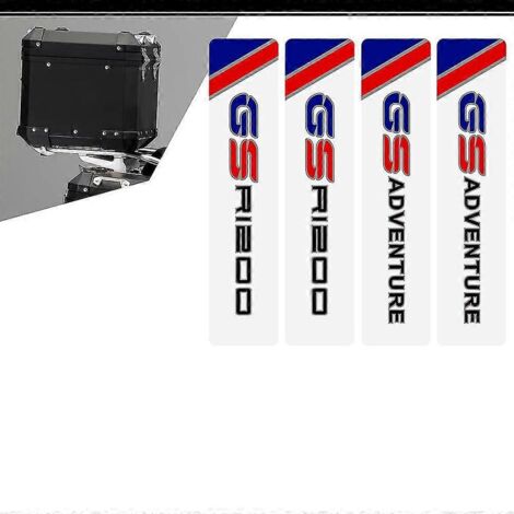 Autocollants, valises latérales en aluminium pour BMW R1200GS, R1200, R1200 GS Adventure (2014-2017)