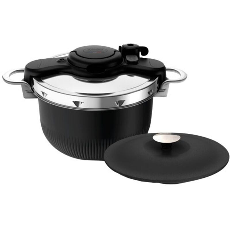 Autocuiseur 6l inox noir SEB P4810700