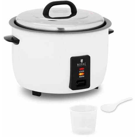 Autocuiseur à de riz cuiseur vapeur cuit-riz cuit riz électrique 1 950 watts 13 litres boîtier inox cuve aluminium antiadhésive verre mesureur et cuillère