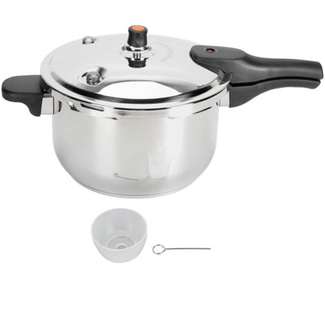Autocuiseur électrique en acier inoxydable 304, 80 KPA, antidéflagrant, avec soupape de limitation de pression, pour cuisson rapide sur la cuisinière, 4 L, 20 cm