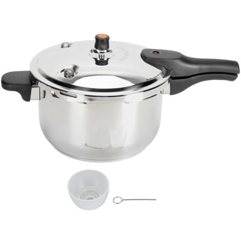 Autocuiseur électrique en acier inoxydable 304, 80 KPA, antidéflagrant, avec soupape de limitation de pression, pour cuisson rapide sur la cuisinière, 4 L, 20 cm