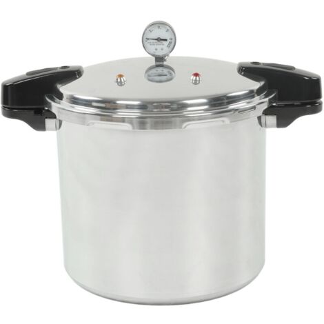 Autocuiseur en alliage d'aluminium 23L, autocuiseur avec jauge, autocuiseur multifonctionnel pour maison, Restaurant, hôtel, cantine