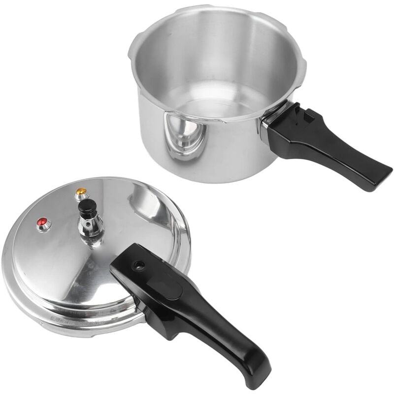 Jeffergarden Autocuiseur en alliage d'aluminium de 3 litres Mini autocuiseur en bas de 18 cm 3L pour cuisinière à gaz