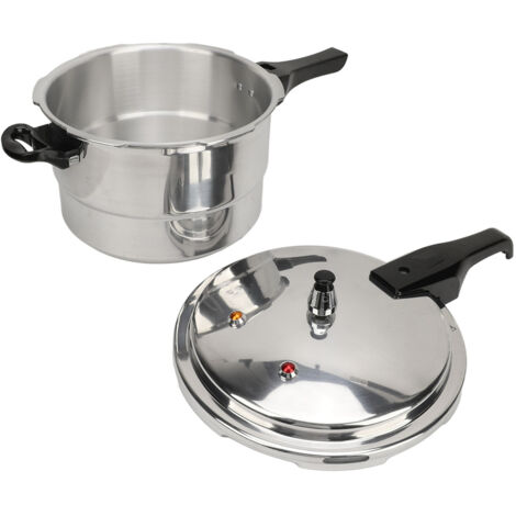 Autocuiseur polyvalent en aluminium, soupapes de sécurité avec plaque de cuisson à la vapeur, marmite à pression pour cuisinière à induction, cuisinière à gaz 32 cm