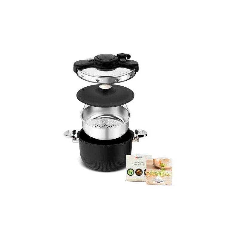 Autocuiseur SEB Clipso Tempo 3-in-1 P4810700 Noir