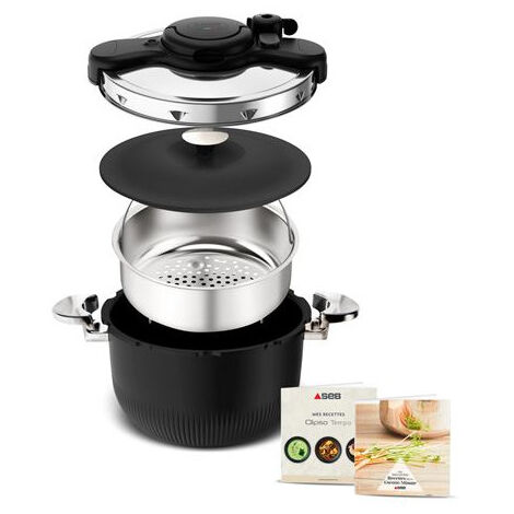Autocuiseur Seb Clipso Tempo 3-in-1 P4810700 Noir