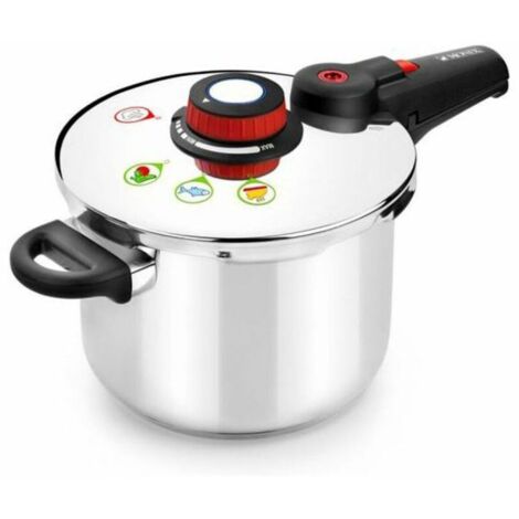 Autocuiseur super rapide 4+6L en acier inoxydable Monix M790005