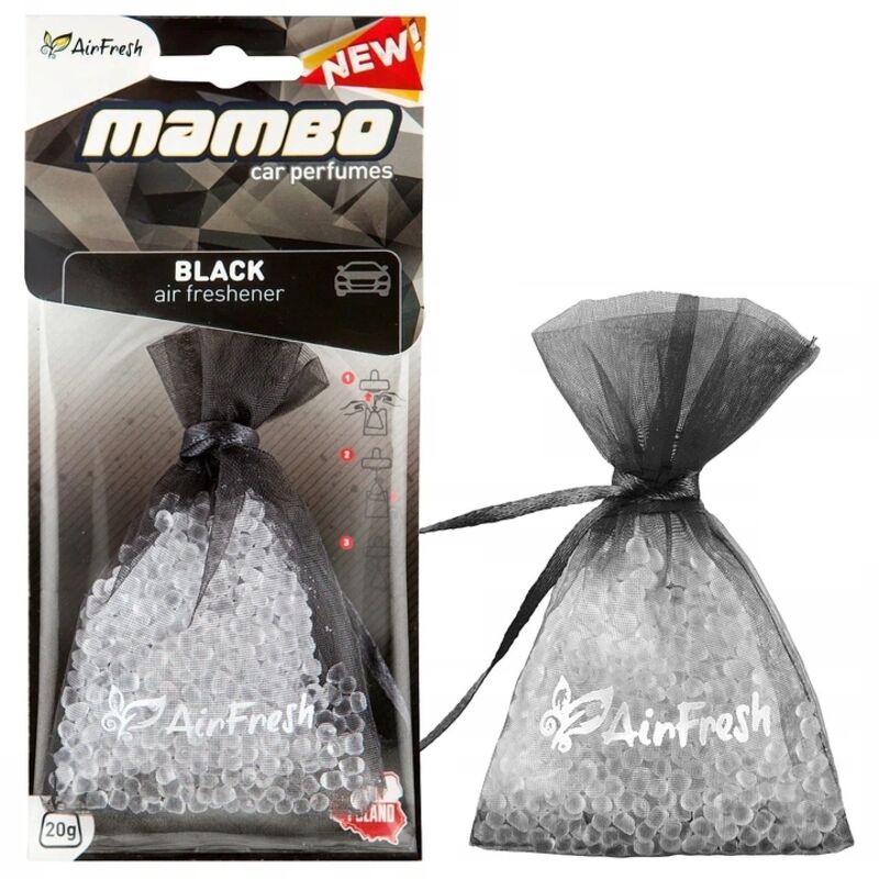 Autoduftspender Airfresh Mambo Schwarze Tasche
