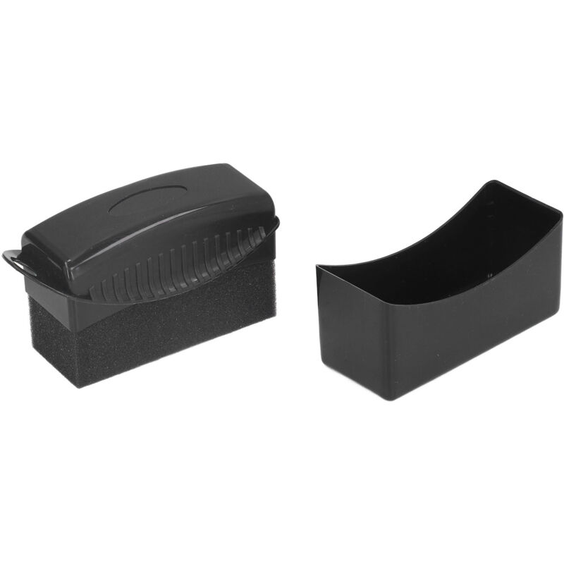 Image of Autofelgenpolierwachs-Reinigungsschwammbürste Reifenbürste Pflegeapplikator (Schwarz)