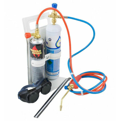 Autogena Portatil Para Soldadura con regulador de gas y oxigeno