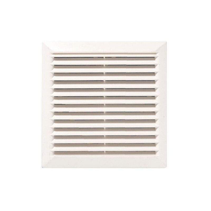 Autogyre - grille d'aération pvc à clipser 184X184MM avec moustiquaire blanc - 200964