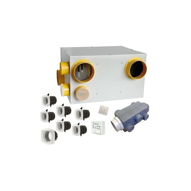 Autogyre - kit vmc double flux vital air 90 à capteurs de pollution - 101445