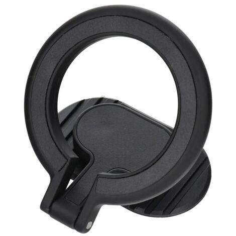 Autohalterung magnetisch für Schreibtisch / Mittelkonsole - Ring-Handyhalterung Schwarz