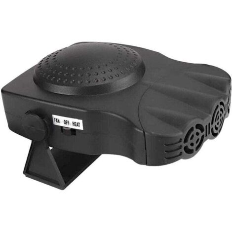 Autoheizung, 2-in-1-Schnellheizung mit Heiz- und Kühlfunktion, Antibeschlag, 12 V, 150 W, 3-fach Zigarettenanzünderadapter, schwarz