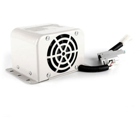 BRIDAY Autoheizung, 800 W Auto-Heizlüfter, elektrisch, Auto, Fahrzeug, Windschutzscheibenheizung mit 2 Luftauslässen, 12 V/24 V, Fenster-Schnellheizung, Entfroster, Weiß