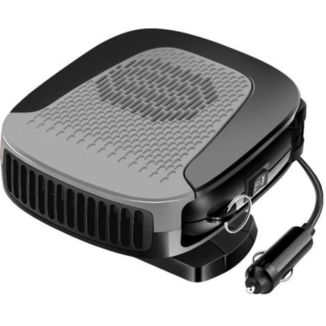 Autoheizung - Kleine elektrische Heizung zum Entnebeln und Enteisen im Auto im Winter 15×13×8,5 cm YMYNY