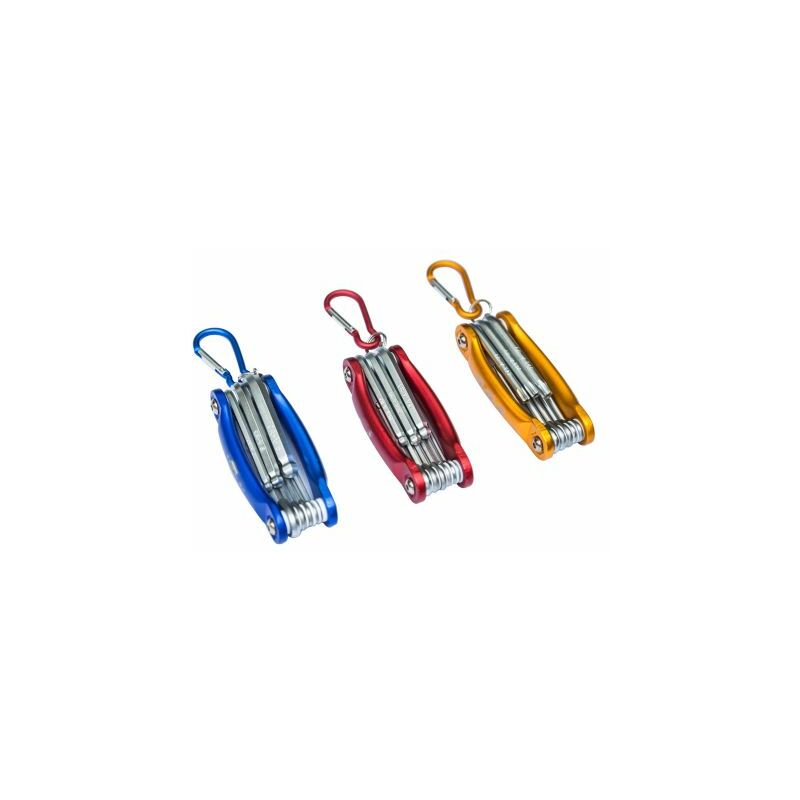 Autojack 3 pc folding ball end hex keys color-coded