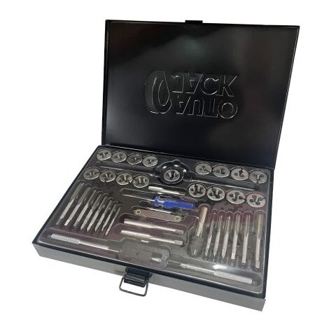 Autojack 40 Piece Tap Die Set Metric Re Threading Tds40