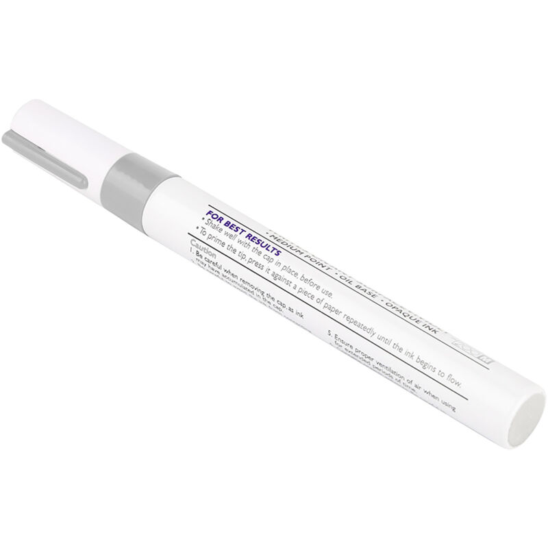 Image of Autolackstift, Lackstift, wasserfester Profi-Lackstift, Radiergummistift (Silber)