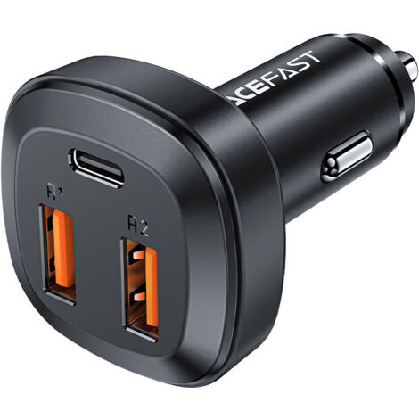 Autoladegerät 2x USB 1x USB-C 66W Power Delivery QC 4.0 schwarz