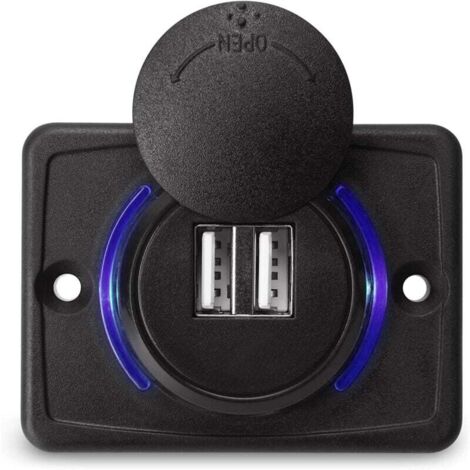 Autoladegerät geeignet für Busse, Boote, Renovierungen, Dual USB, 3,1 A