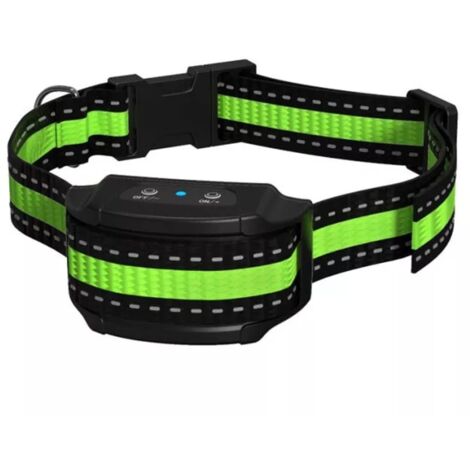 Automatic Anti-Bark Collar, Rechargeable, Rubber Electrode, Level 7, Waterproof and Dustproof, Reflective Strip