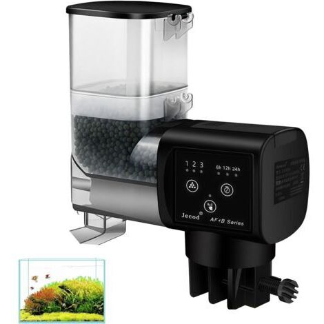 Automatic Aquarium Food Dispenser: 250ml Automatic Fish Food Dispenser, Adjustable, Fish Food Dispenser, Automatic Feeder