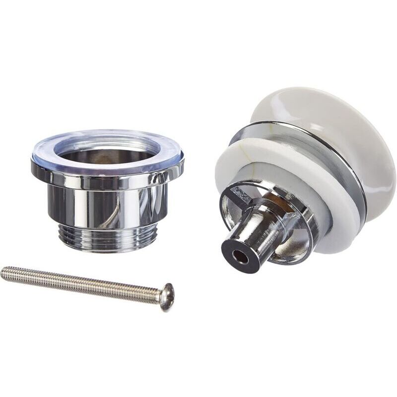 Image of Automatic bathroom drain plug M20509W, pop-up&hellip;