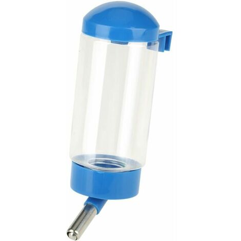 Automatic Cat Feeder Dogs Hanging Pet Water Bottle Portable Leak Resistant Automatic Pet Water Bottle Ball Nozzle (Blue)