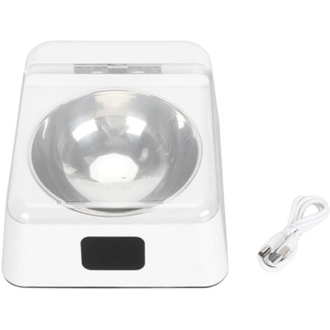 Automatic Cat Feeder with Infrared Sensor Cover Removable Bowl Battery Powered Intelligent Automatic Opening Lid Dog Feeder