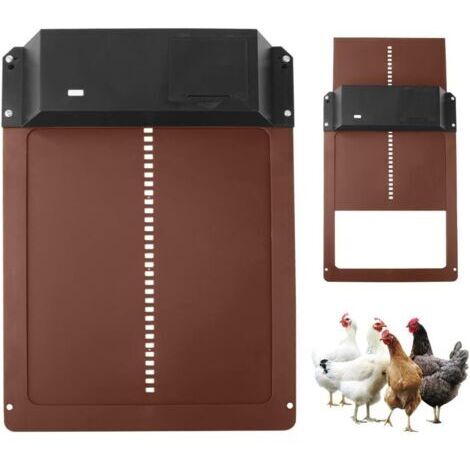 Automatic Chicken Coop Door, Chicken Door with Light Sensor, Chicken Coop Door Opener, New Automatic Chicken Coop Door for Secure Chicken Farming