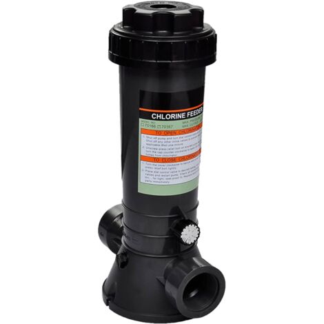 Automatic Chlorine Feeder for Swimming Pool - Black
