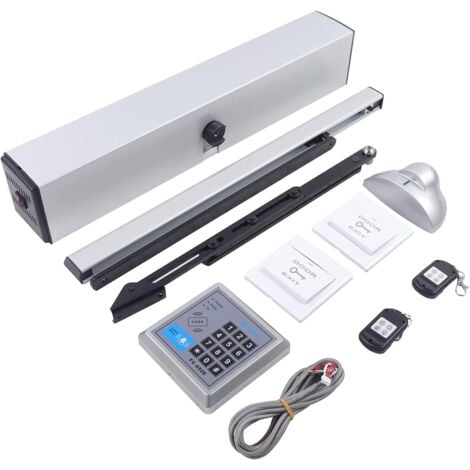 CNCEST Automatic Door Opener and Closer 50W Heavy Duty Swing Door Operator Opener Closer with Remote Control, 120 Degree Max. Opening Angle for Door Widths of 120-66CM
