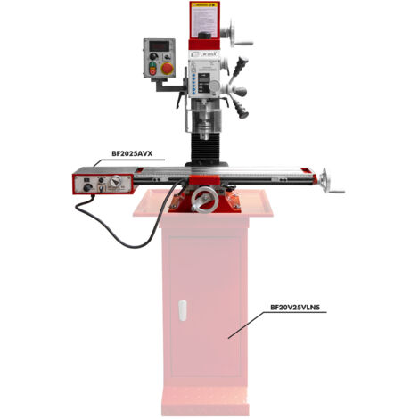 Automatic feed for metal milling cross table Holzmann bf2025avx