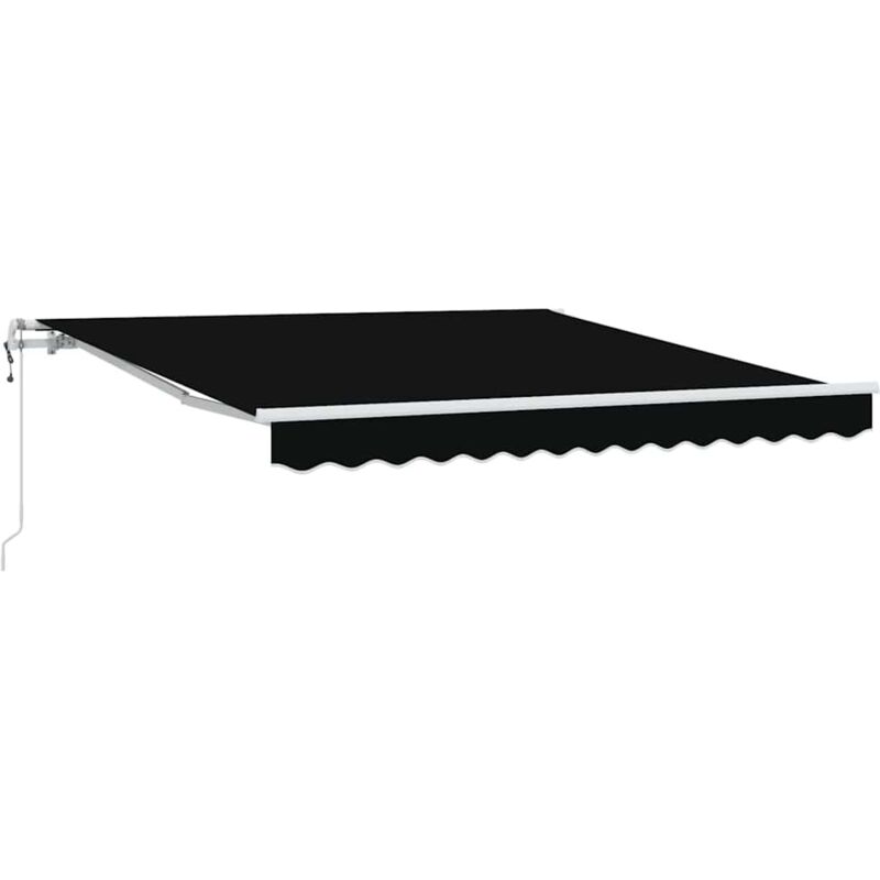 Retractable Awning 300 X 250 Cm Black Vidaxl