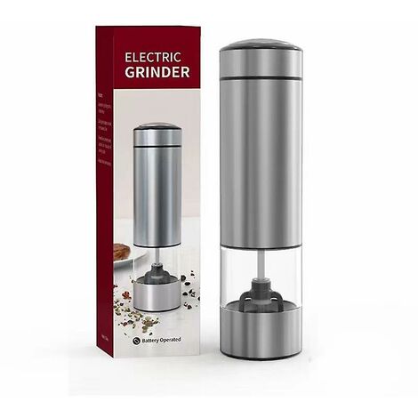 AVNICUD Electric Salt and Pepper Grinder Set,Automatic Salt and