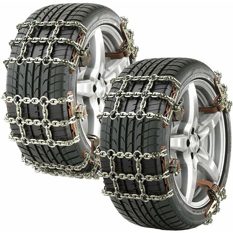 8pcs Snow Chains for Cars Ninonly Stainless Steel Snow Chains for Tyres  Universal Anti-Skid Emergency Adjustable Snow Tyre Chain SUV For Ice Snow  Mud