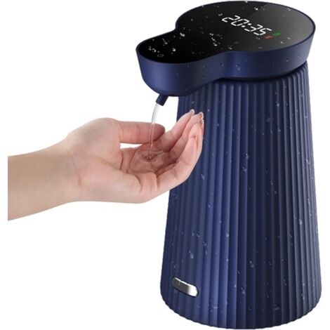 Automatic Soap Dispenser, 500ml Automatic Soap Dispenser, USB Charging with Sensor Soap Dispenser, IPX4 Waterproof Touchless Soap Dispenser for Kitchen (Gels, Blue)