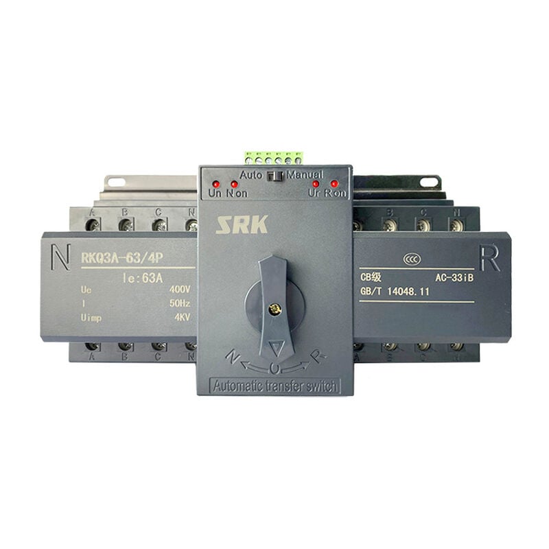 Automatic Transfer Switch 63A 4P Dual Power Automatic Transfer Switch for ac 50/60hz