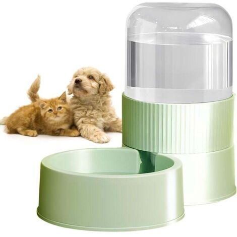 Automatic Water Dispenser for Cats and Dogs, Automatic Feeder and Water Dispenser, Food and Water Dispenser for Small and Large Dogs, Cats and Pets