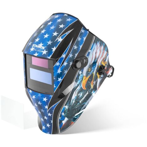 STAMOS Automatic Welding Helmet Welding Mask Welder 94x36mm DIN 9-13 EASY SERIES HERO