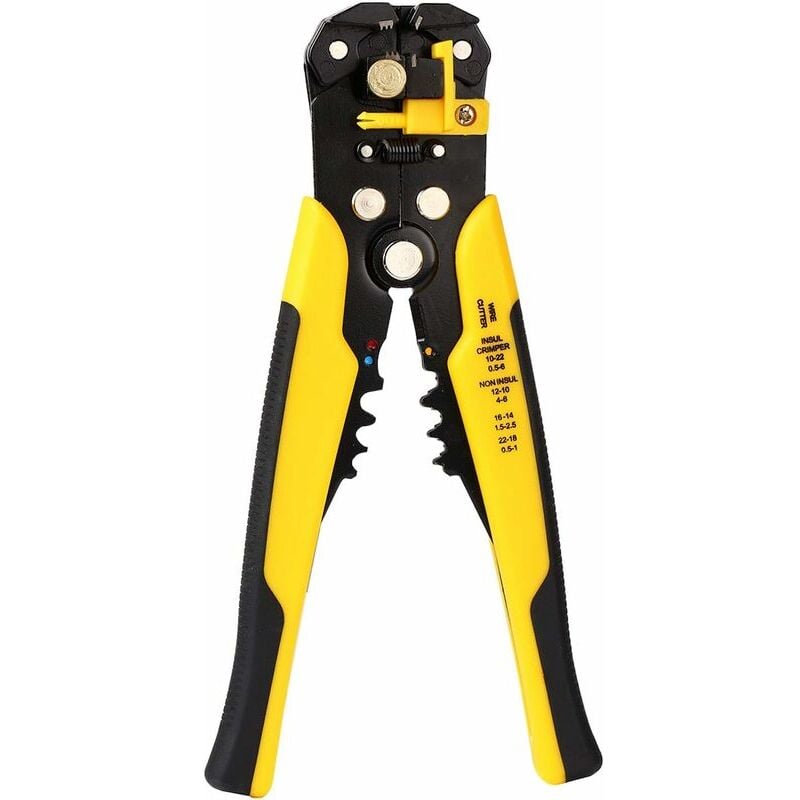 Automatic Wire Stripper and Cutter Wire Cutter for Cable Diameter Crimping Pliers Wire Stripper Crimping Crimping Crimping Multifunctional 0.2-6mm2
