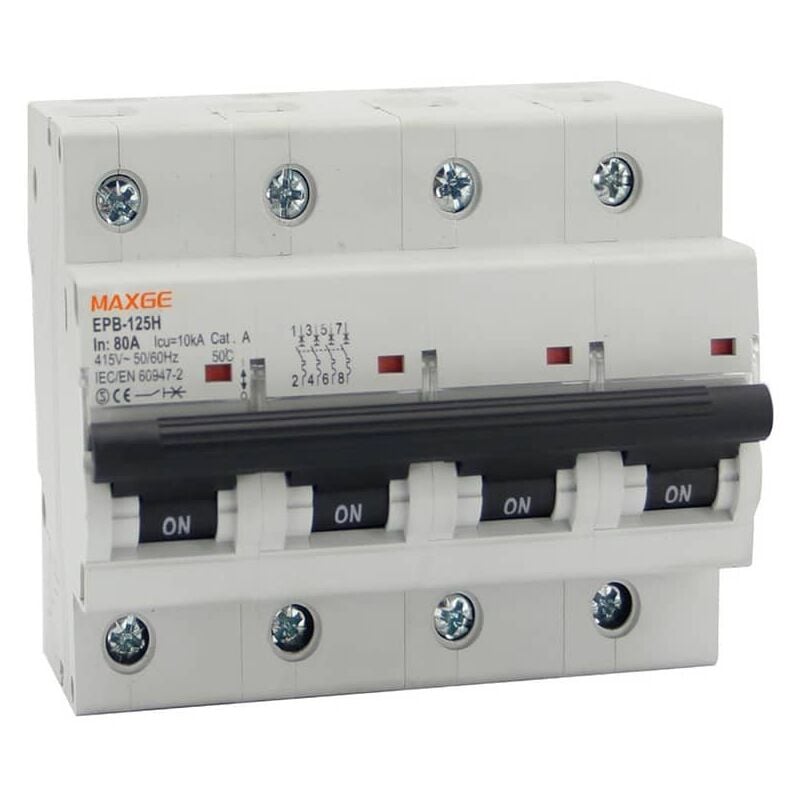

Maxge - Automático Industrial 100A 4P-6kA