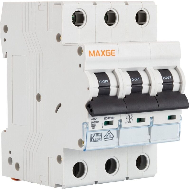 

Automático Industrial 25A 3P-6kA - Maxge