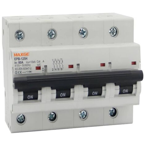 Automático Industrial MAXGE 80A 4P-6kA