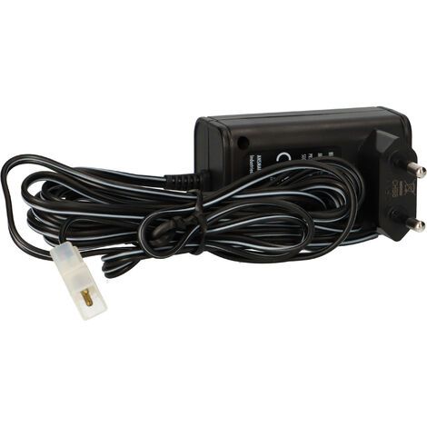 Automatik- Ladegerät passend für 2-12 Volt Bleiakkus mit AMP-Stecker-Anschluss