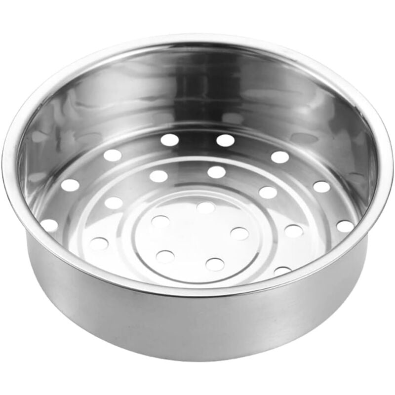Panier vapeur en acier inoxydable, support de cuisson à la vapeur, panier vapeur épais pour cuiseur à riz, chauffe-plat, ustensiles de cuisine, argent