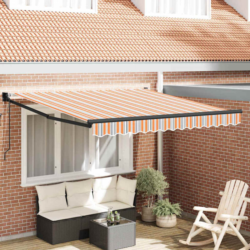 Einziehbare Markise 350 X 250 Cm Stoff Vidaxl