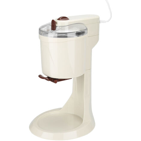 Automatische Eismaschine für Kinder, DIY-Fruchtdessertmaschine für die heimische Küche, 1 Liter Fassungsvermögen, lebensmittelechtes Aluminium, ABS, PP